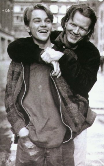 Jim Carroll  and Leonardo DiCaprio
