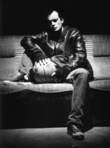 Pascal Ulli in Jim Carroll's The Basketball Diaries stage production, NYC Fringe Festival 2001